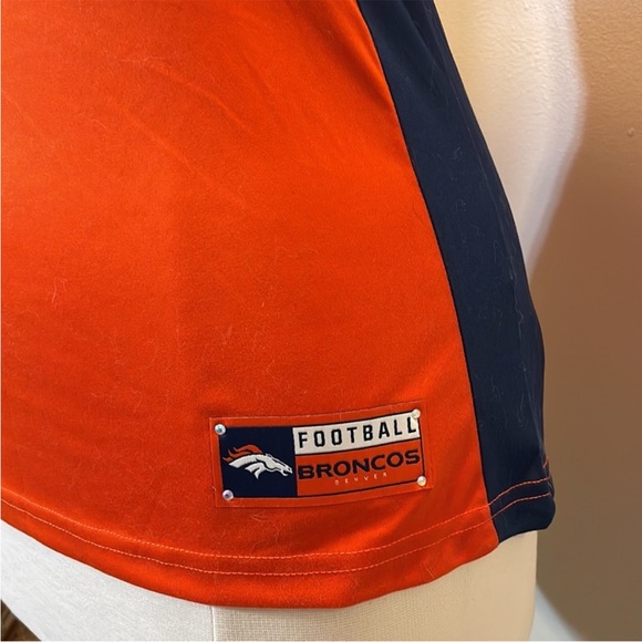 NEW Draft Me NFL Football Shirt DENVER BRONCOS Small or Medium Jersey BLING NWT - Picture 5 of 6